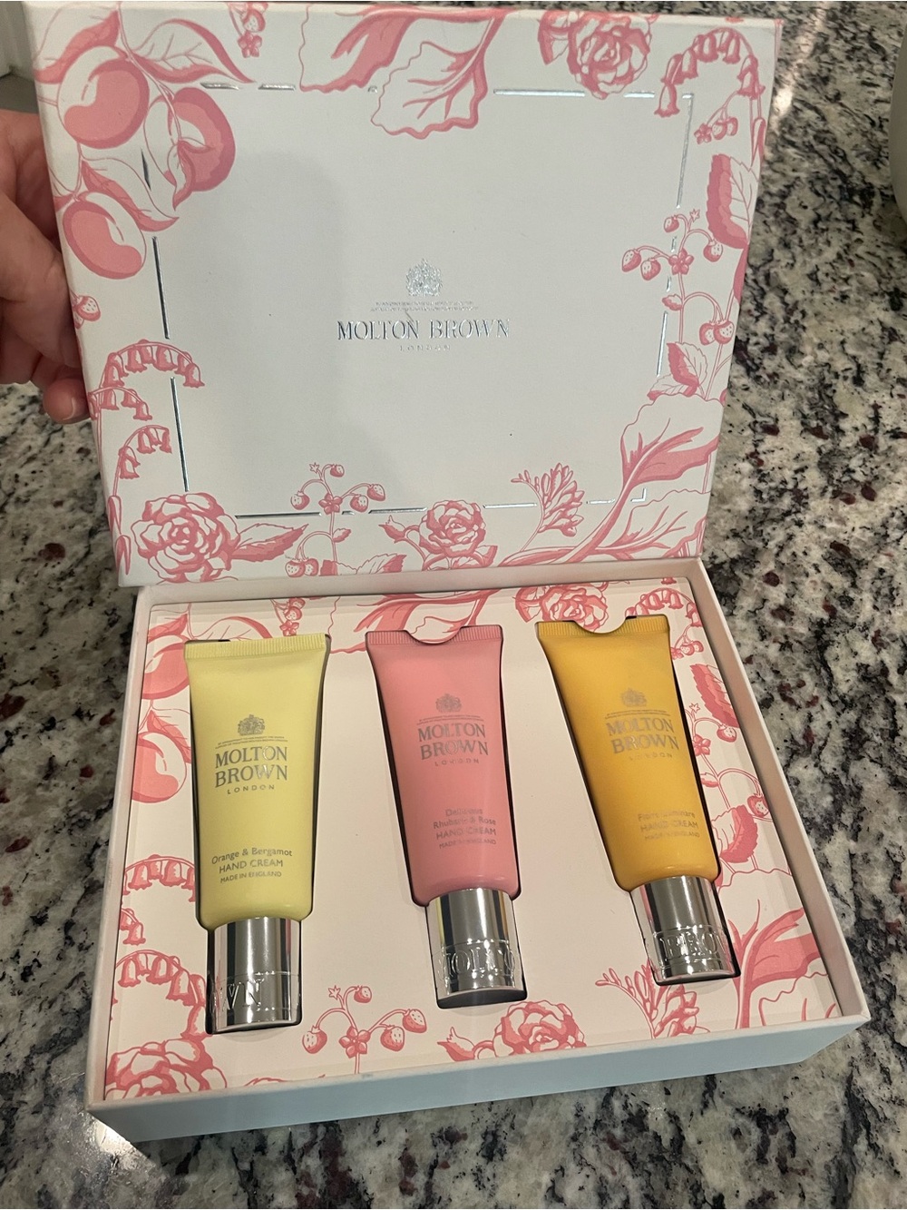 Molton Brown Pink & Yellow Hand Cream Set